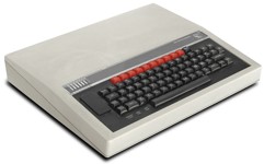 An Acorn BBC Micro seen from the left